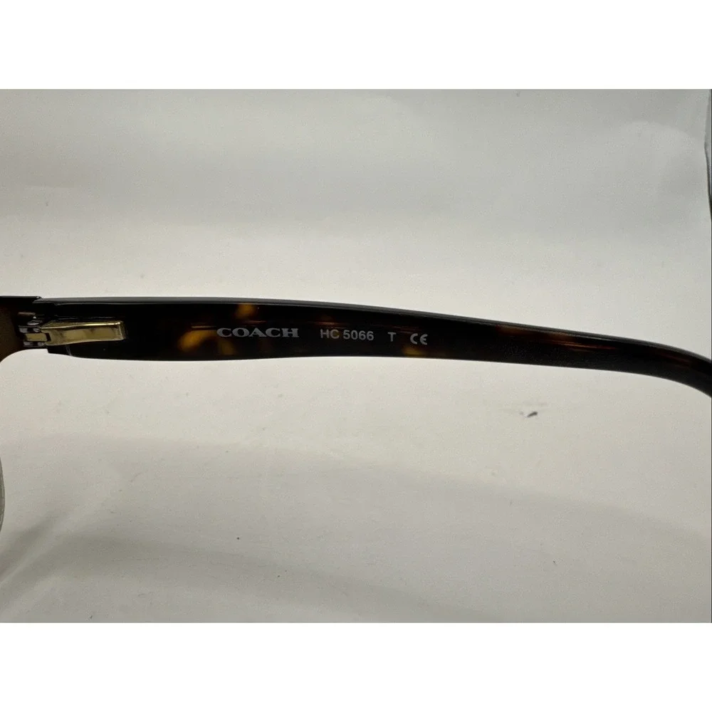 Coach Eyeglasses HC 5066 9155 Satin Brown Dark Tortoise FRAMES ONLY 53-16-135